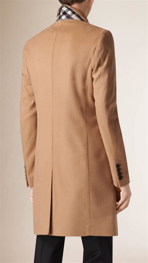 men's burberry camel britt coat|burberry cashmere overcoat.